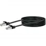 Verkkokaapeli Schwaiger CKB6025 053 RJ-45 Cat6 2,5 m musta