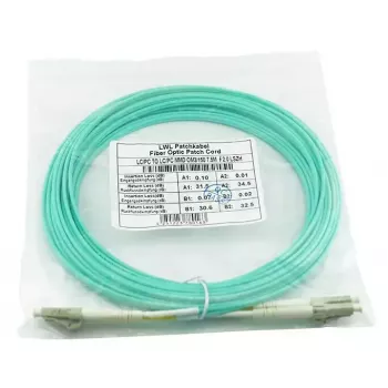 Kuitukaapeli BlueOptics AJ834A-BO 1 m 2x LC OM3 täysduplex