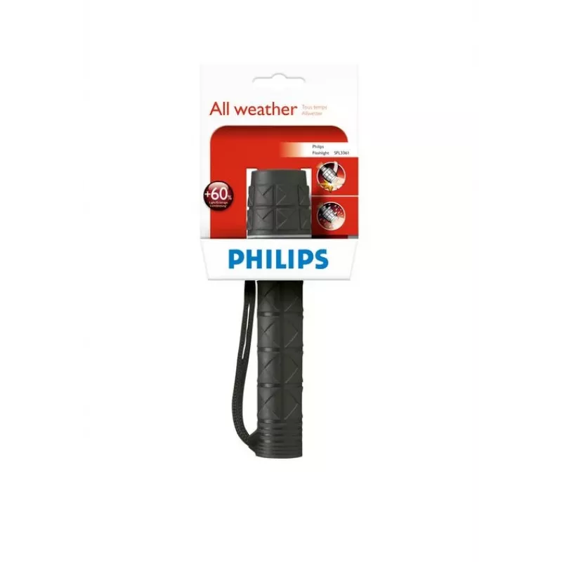 Käsivalaisin Philips LightLife SFL3361/10 musta kumi 2,4 V