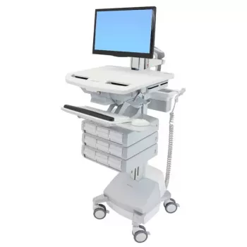Multimediavaunu Ergotron StyleView alumiini harmaa valkoinen