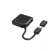 Hama USB-keskitin, 4 porttia, USB 3.2 Gen 1, 5 Gbit/s, sis. USB-C-sovittimen