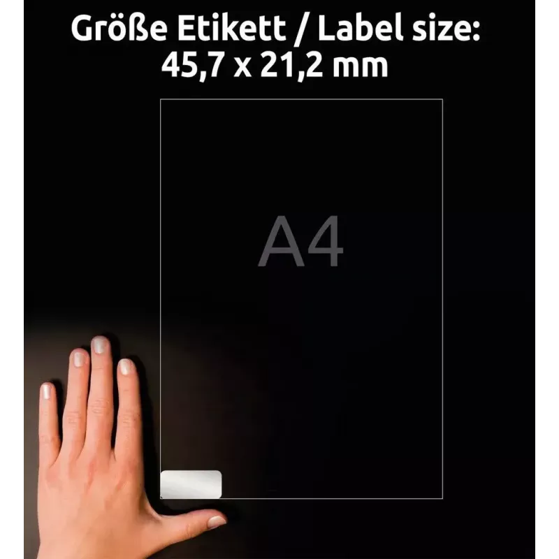 Heavy Duty -tarrat Avery L6009-20 hopea pyöristetty suorakaide