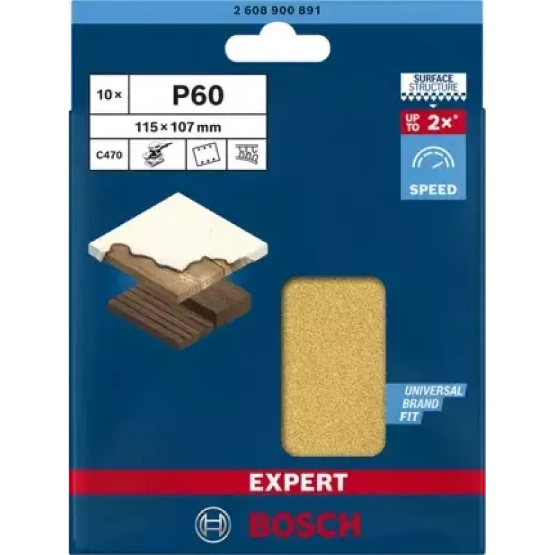 Bosch 2 608 900 891 kiertotyökalu hionta-/hiontalisävaruste puu hiomapaperi