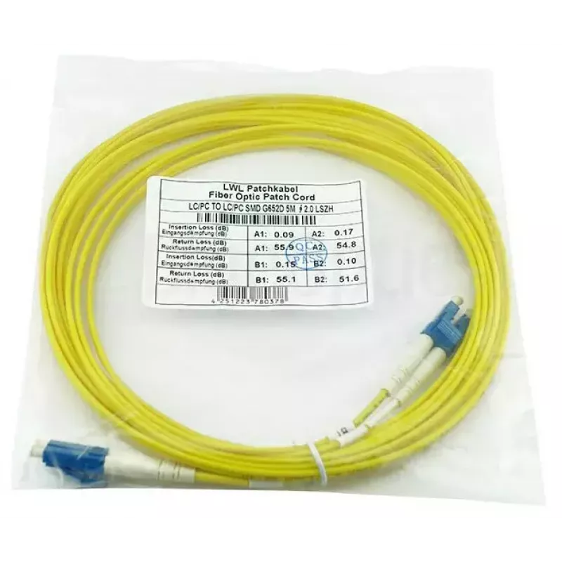 BlueOptics SFP3131BU5MK InfiniBand-kuituoptinen kaapeli 5 m LC keltainen