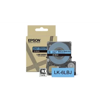 Tarratulostinauha Epson LK-6LBJ musta sininen lämpösiirto 2,4 cm