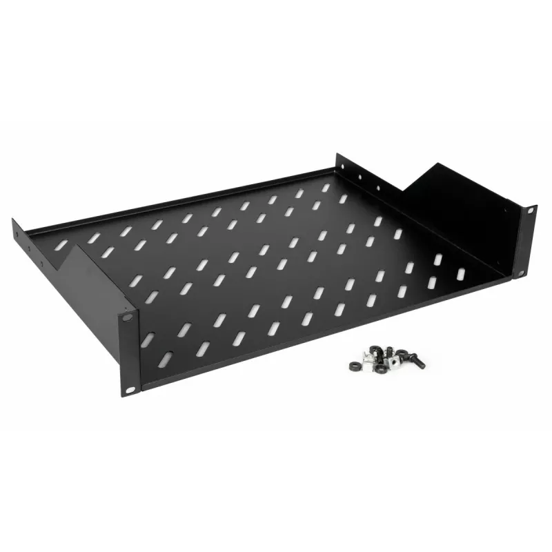 Rack-hylly Equip Fixed Shelf 19' 2U 800MM musta