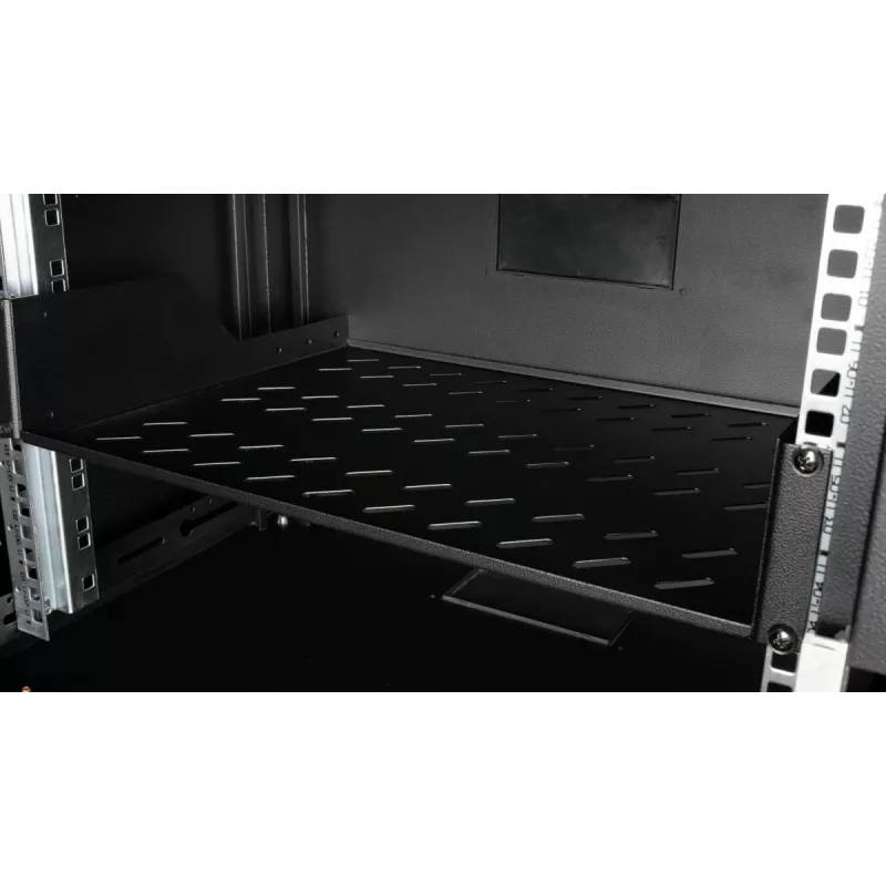 Rack-hylly Equip Fixed Shelf 19' 2U 800MM musta