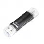 Hama Laeta Twin USB-muistitikku 256 GB USB Type-A / Micro-USB 3.2 Gen 1 (3.1 Gen 1) musta