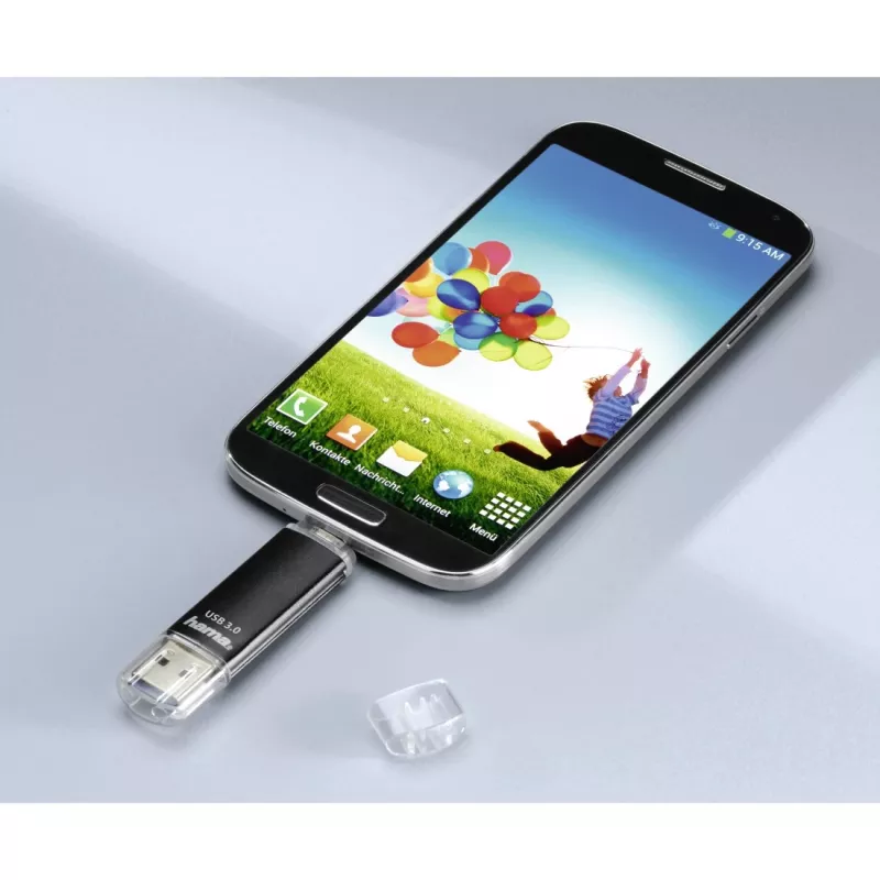 Hama Laeta Twin USB-muistitikku 256 GB USB Type-A / Micro-USB 3.2 Gen 1 (3.1 Gen 1) musta