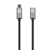 Techly USB 3.2 Gen 2 USB-C M/F -kaapeli 1 m musta, 1 m, USB-C, USB-C, USB 3.2 Gen 2 (3.1 Gen 2), 10 Gbit/s, musta, harmaa