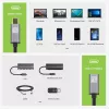 Techly USB 3.2 Gen 2 USB-C M/F -kaapeli 1 m musta, 1 m, USB-C, USB-C, USB 3.2 Gen 2 (3.1 Gen 2), 10 Gbit/s, musta, harmaa