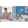tesa minikäsiteline tesafilm 19 mm x 10 m -teipillä, sininen/punainen