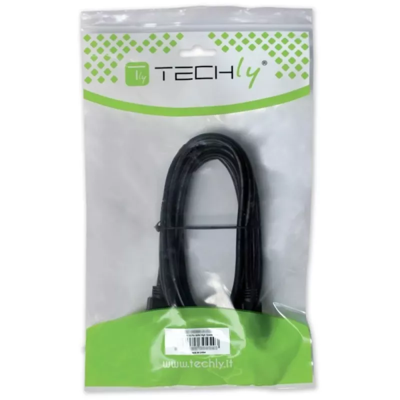 Techly USB 2.0 -kaapeli A-uros / B-uros kulmaliitin 1 m ICOC U-AB-10-ANG