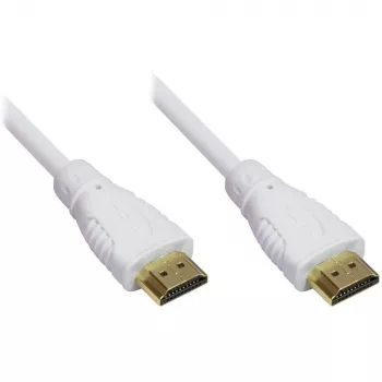 Techly ICOC HDMI-4-020NWT HDMI-kaapeli 2 m HDMI tyyppi A (standardi) valkoinen