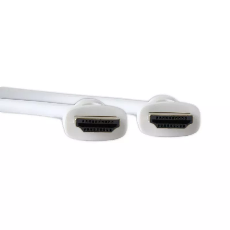 Techly ICOC HDMI-4-020NWT HDMI-kaapeli 2 m HDMI tyyppi A (standardi) valkoinen