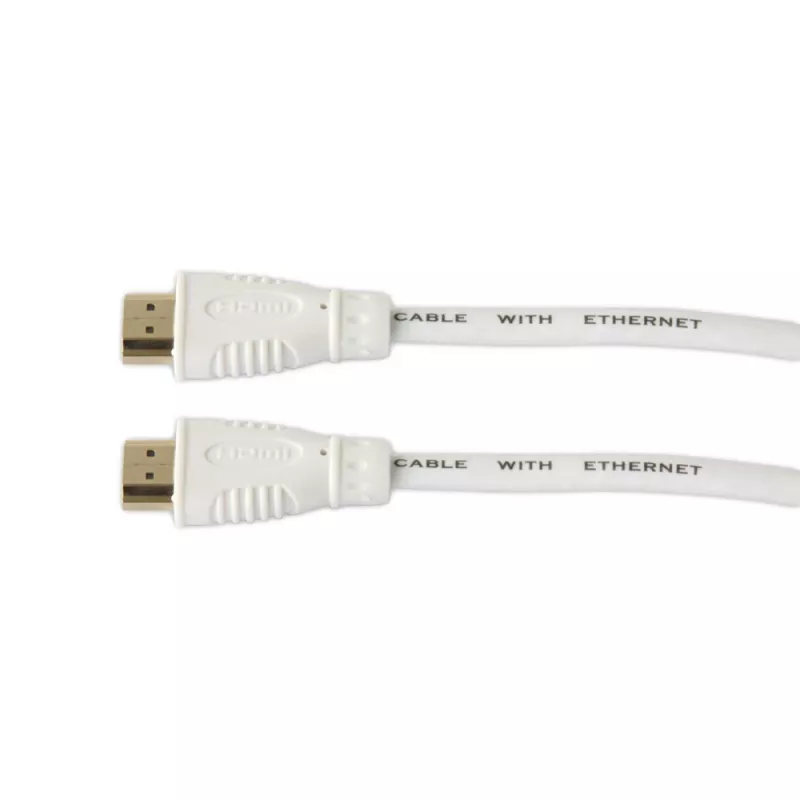 Techly ICOC HDMI-4-020NWT HDMI-kaapeli 2 m HDMI tyyppi A (standardi) valkoinen