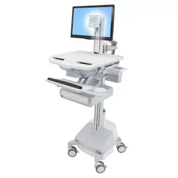 Multimediavaunu Ergotron StyleView alumiini harmaa valkoinen