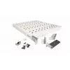 EQUIP EZVS-19-1-50-G 19" 1U säädettävä telinehylly, 500 mm, vaaleanharmaa