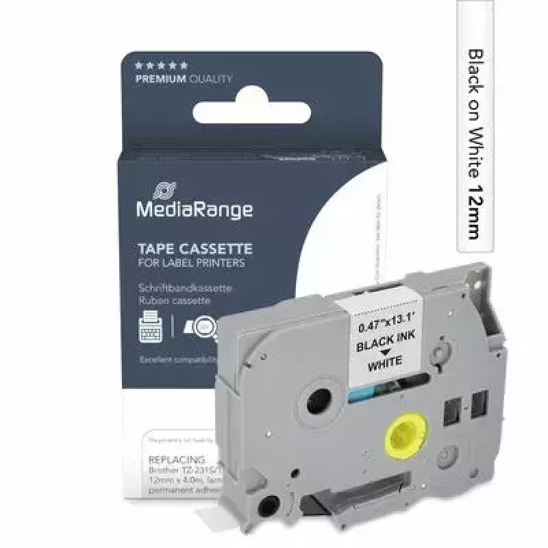 MediaRange MRBTZ231S merkkinauha yhteensopiva Brother TZ-231S kanssa