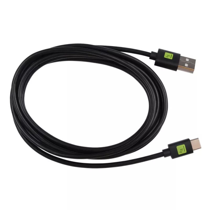 Techly ICOC MUSB20-CMAM20T USB-kaapeli USB 2.0 2 m USB A USB C musta