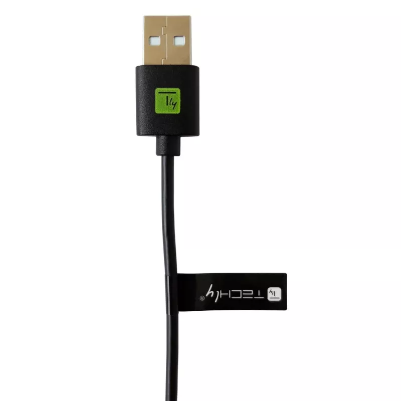 Techly ICOC MUSB20-CMAM20T USB-kaapeli USB 2.0 2 m USB A USB C musta