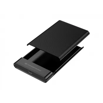 Conceptronic DANTE06B 2,5 tuuman kiintolevykotelo USB 3.0, HDD/SSD-kotelo, 2,5 tuumaa, Serial ATA III, 6 Gbit/s, USB-liitäntä, musta
