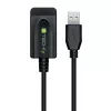 Techly IUSB-REP20TY USB-kaapeli USB 2.0 5 m USB A musta