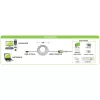 Techly IUSB-REP20TY USB-kaapeli USB 2.0 5 m USB A musta