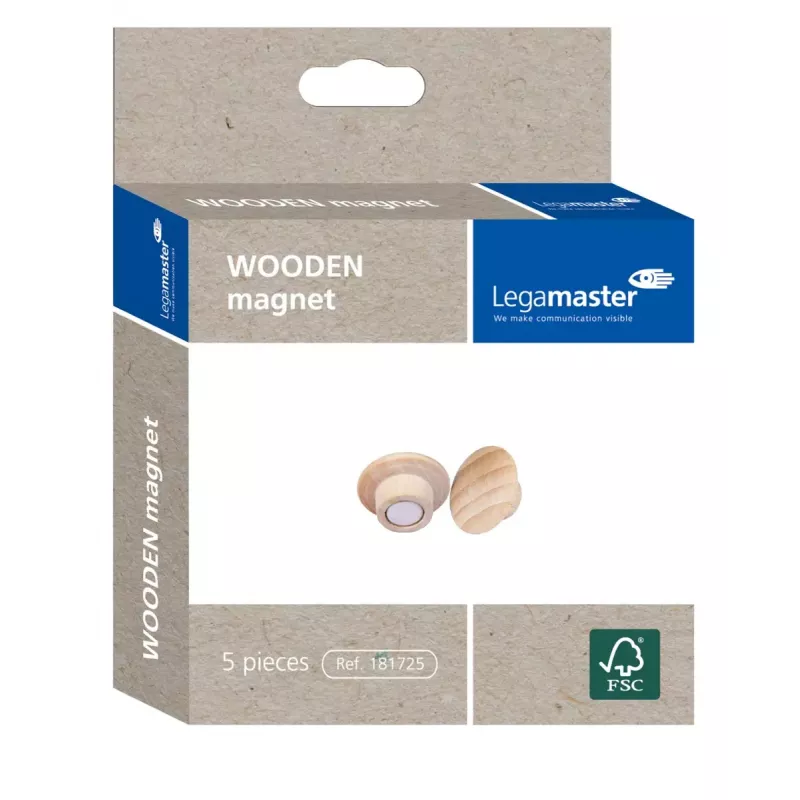 Puulumagneetit Legamaster 25 mm 5 kpl