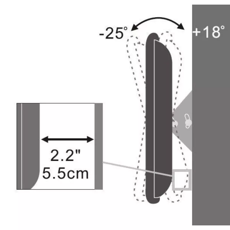 Techly 13–31 tuuman seinäteline LED LCD TV:lle kallistettava ICA-LCD 109
