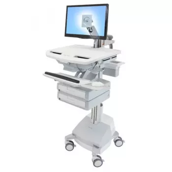 Multimediavaunu Ergotron StyleView alumiininharmaa valkoinen