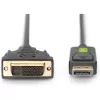 Techly näytön DisplayPort-DVI-kaapeli 2 m ICOC DSP-C-020