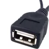 Techly USB 2.0 -kaapeli OTG A F Micro USB M USB 30cm musta ICOC MUSB-MC2