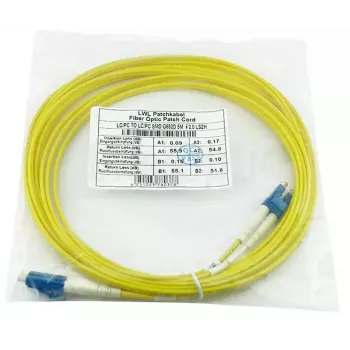 Kuituoptinen kaapeli BlueOptics SFP3131BU3MK 3 m OS2 LC–LC keltainen, 9 µm, täysduplex
