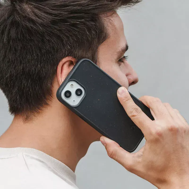 Woodcessories Bio Case puhelinkotelo kuori musta iPhone 14 Plus 17 cm