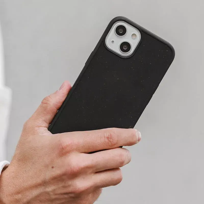 Woodcessories Bio Case puhelinkotelo kuori musta iPhone 14 Plus 17 cm