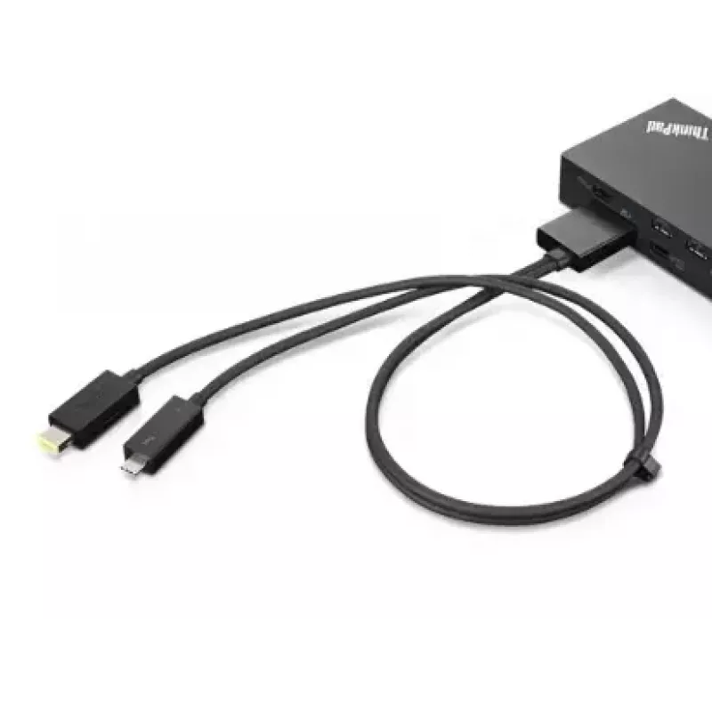 Lenovo 4X90U90616 USB-näytönohjainsovitin musta