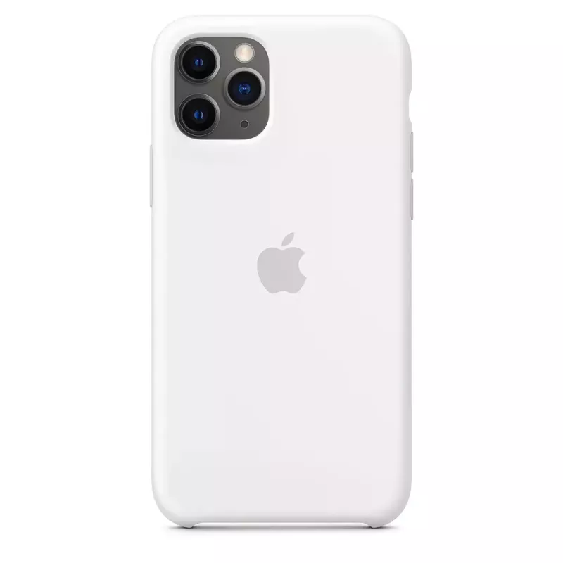 Apple iPhone 11 Pro silikonikuori valkoinen