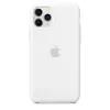 Apple iPhone 11 Pro silikonikuori valkoinen