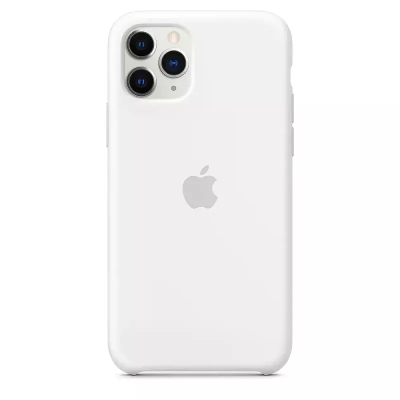 Apple iPhone 11 Pro silikonikuori valkoinen