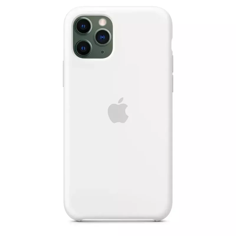 Apple iPhone 11 Pro silikonikuori valkoinen