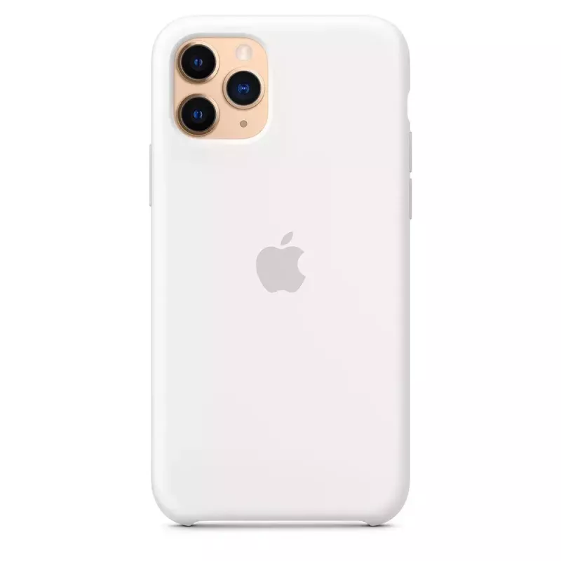 Apple iPhone 11 Pro silikonikuori valkoinen