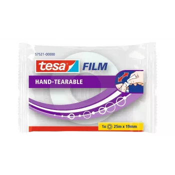 teippi TESA 57521-00000-01 läpinäkyvä polypropeeni 25 m 19 mm