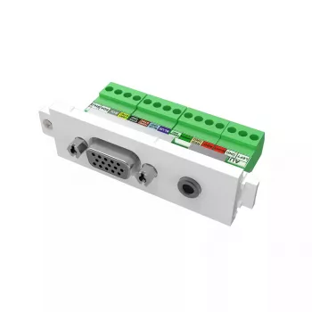 Pistorasiamoduuli VGA + 3,5 mm Vision TC3 VGAF3.5MM