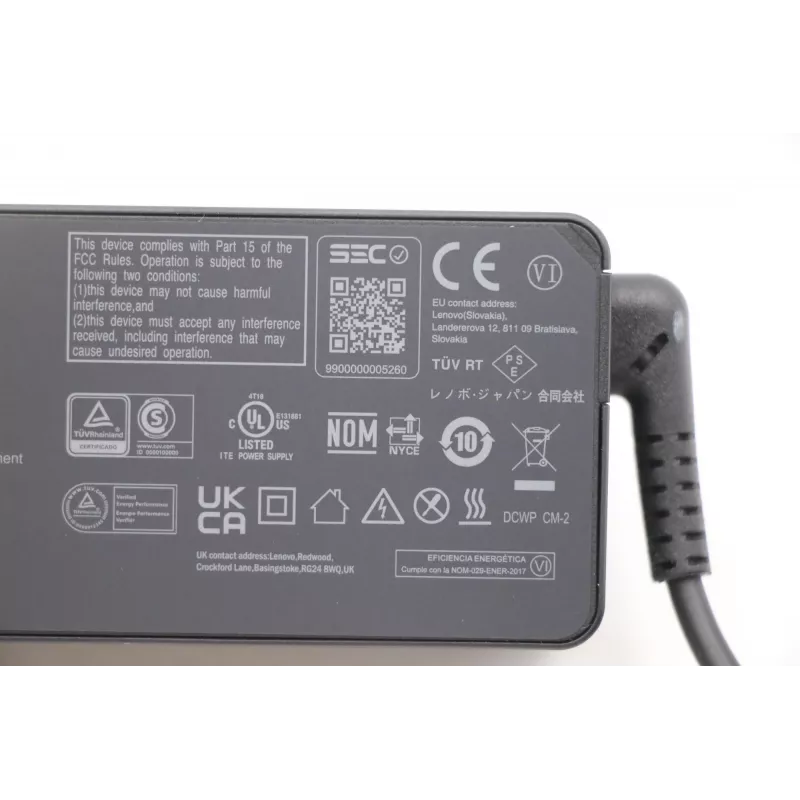 Lenovo 5A10W86251 virtalähde sisäkäyttöön 65 W musta
