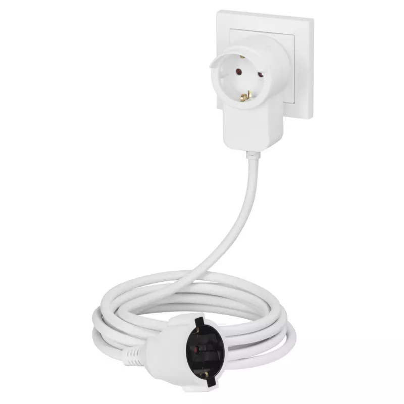 Hama Powerplug jatkojohto 3 m 2 AC-pistorasiaa sisäkäyttöön valkoinen