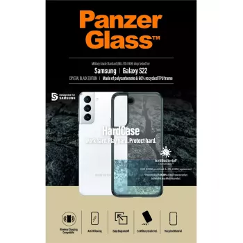 HardCase-kotelo PanzerGlass Samsung Galaxy S22 läpinäkyvä