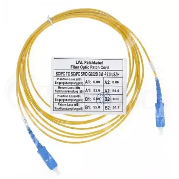 BlueOptics SFP2222BU20MK kuituoptinen kaapeli SC G.657.A1 20 m sininen