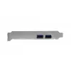 EXSYS EX-11049 sisäinen USB 3.2 Gen 1 PCIe-sovitin musta hopea