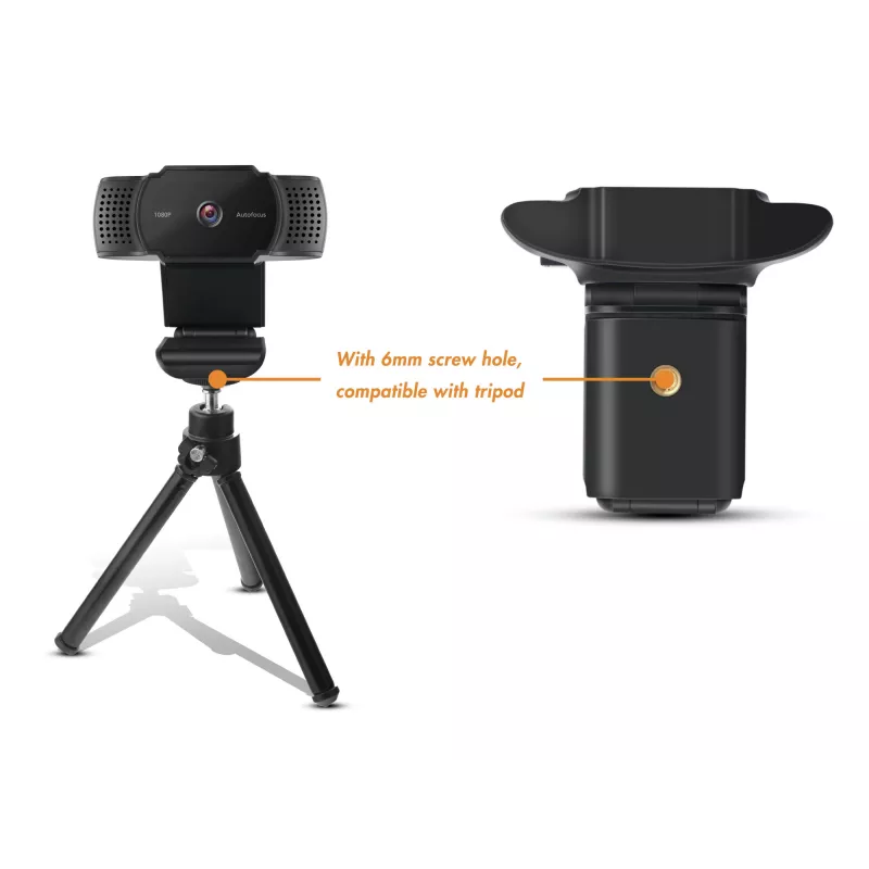 Conceptronic AMDIS06B verkkokamera 1920 x 1080 pikseliä USB 2.0 musta